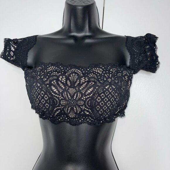 Victoria's Secret Dream Angels Bandeau Lace Bralette Bra Top - M - Picture 3 of 8